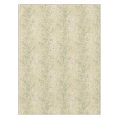 Rustieke Sage Green Daisies op beige achtergrond Tafelkleed (Voorkant)