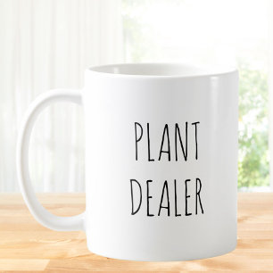 Rustieke Schattigee Plant Dealer Pun Jokes Grappig Koffiemok