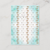 Rustieke schedel en pijlen | Het is een jongen | Informatiekaartje (Achterkant)