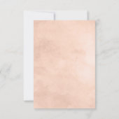 Rustieke schoonheid Dit is net een echt verlovings Kaart (Achterkant)