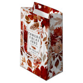 Rustieke schoonheid Floral Fall Bruiloft Gefelicit Klein Cadeauzakje (Voorkant Gekanteld)