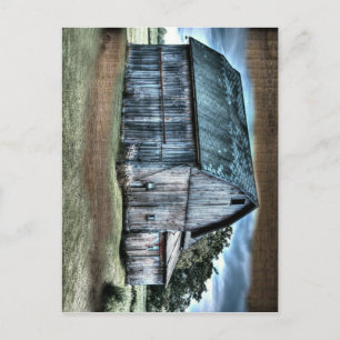 Rustieke schuur Boerderij Truck Tractor Hen Briefkaart
