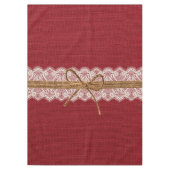 Rustieke schuur bruiloft burlap herfst bruiloft tafelkleed (Voorkant)