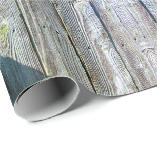 Rustieke schuur-hout botanische kruiden cadeaupapier