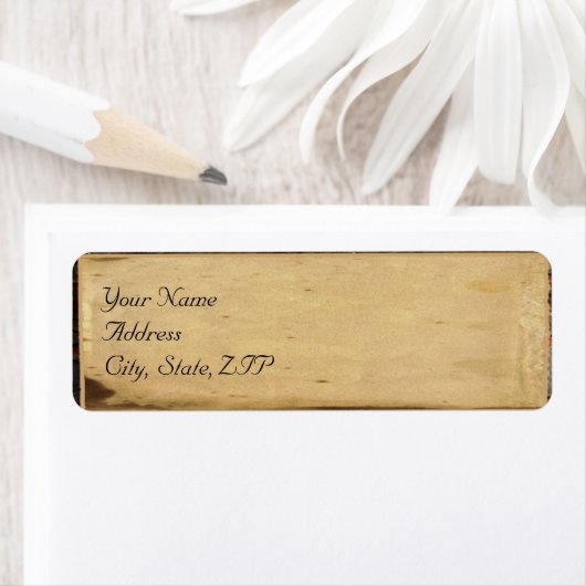 Rustieke schuur hout met Graffiti Hart Venster Etiket (Insitu)