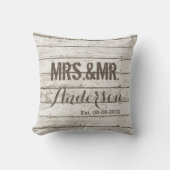 Rustieke  schuur hout schuur bruiloft Mr en Mrs Kussen (Voorkant)