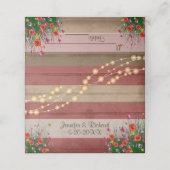 Rustieke schuur hout Wildflower bruiloft | Kaarten (Buitenkant ongevouwen)