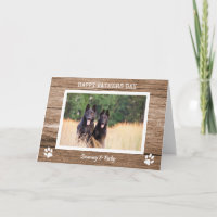 Rustieke schuur houten hond papa foto Vaderdag