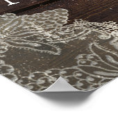 Rustieke schuur raam & lichten Rustieke banner pos Poster (Hoek)