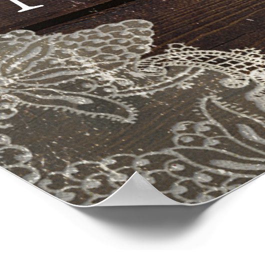 Rustieke schuur raam & lichten Rustieke banner pos Poster (Hoek)