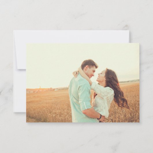 Rustieke Scrapbook Label Custom Message Enclosure  Kaart (Achterkant)