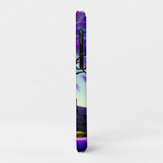 **"Rustieke sereniteit: de Paarse Jacaranda's omhe Case-Mate iPhone Case (Achterkant/links)