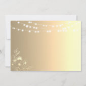 Rustieke Smaragd Groene Bruiloft Save The Date (Achterkant)