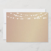 Rustieke snoerlampen marineblauw save the date (Achterkant)