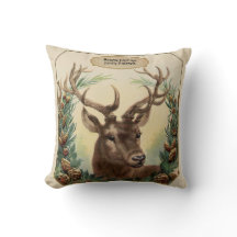 Rustieke STAG Kerstdecoratie Gepersonaliseerd