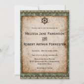 Rustieke Steampunk Elegantie Victoriaans bruiloft Kaart (Voorkant)