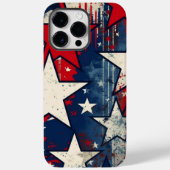 Rustieke sterren en strepen Patriottische iPhone C Case-Mate iPhone Case (Achterkant)
