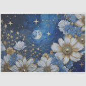 rustieke sterren Moon Floral Decoupage Tissuepapier (Voorkant)
