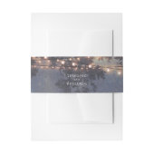 Rustieke String Lights Boomtakken Uitnodigingen Wikkel (Voorkant Voorbeeld)