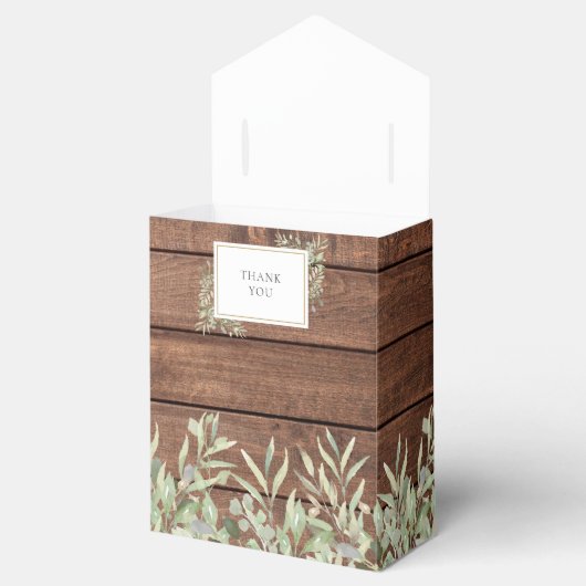 Rustieke String Lights groen Vrijgezellenfeest Bedankdoosjes (Geopend)