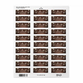 Rustieke String Lights Mason Jars Lace Country Gla Etiket (Full Sheet)