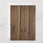 Rustieke string van lichten Vrijgezellenfeest Kaart (Achterkant)