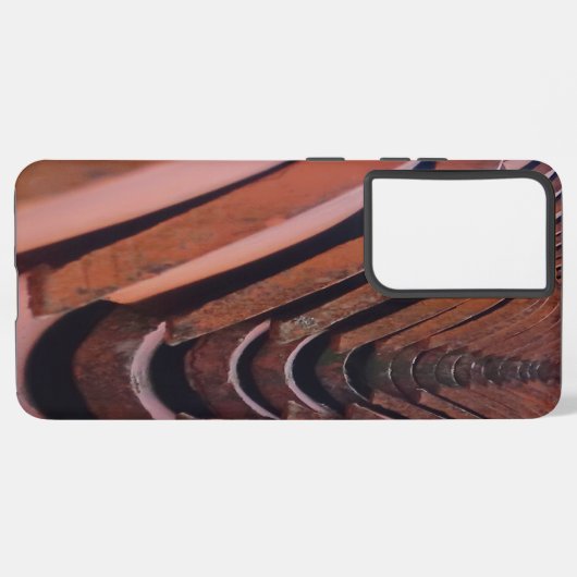 Rustieke Tegels met een uniek perspectief Samsung Galaxy Hoesje (Linkerkant)