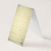 Rustieke Tent Fold Oorbel Display Kaarten DIY Punc (Achterkant)