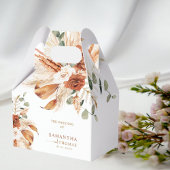 Rustieke terracotta kalligrafie Dank u Bedankdoosjes