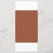 Rustieke Terracotta Mexicaanse bruiloft Menu (Achterkant)