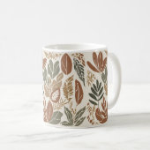 Rustieke Terracotta Wildflower Boho Eclectic Sprin Koffiemok (Voorkant rechts)