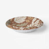 Rustieke Terracotta Wildflower Boho Spring Style Papieren Kommen (Gebogen)