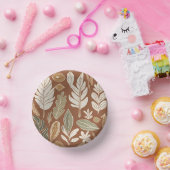 Rustieke Terracotta Wildflower Boho Spring Style Papieren Kommen (Feest)