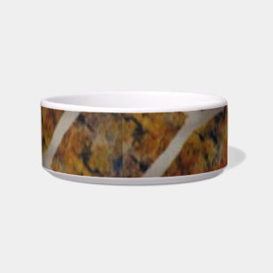 Rustieke textuur leisteen schilderij Pet Bowls Voerbakje