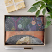 rustieke textuur Vogel Decoupage Tissuepapier (Geschenk)