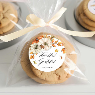 Rustieke Thanksgiving Familie Stickers