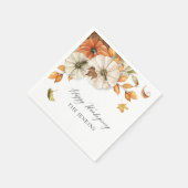 Rustieke Thanksgiving papier servet (Hoek)