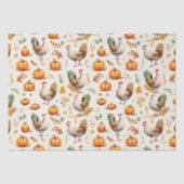 Rustieke Thanksgiving pompoenen Decoupage Waterver Tissuepapier (Voorkant)