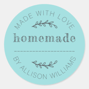 Rustieke Thuisgemaakte Bakkerijproducten Jam Kan T Ronde Sticker