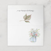 Rustieke Tin Bucket Rozen Wildflowers Boeket | (Buitenkant ongevouwen)