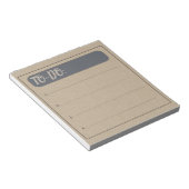 Rustieke  To-Do lijst Notitieblok (Schuin)