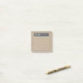 Rustieke  To-Do lijst Post-it® Notes (Op bureau)