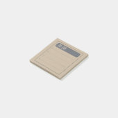 Rustieke  To-Do lijst Post-it® Notes (Schuin)