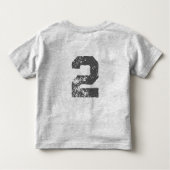 Rustieke Tractor Boerderij Boy Birthday Boy Kinder Shirts (Achterkant)