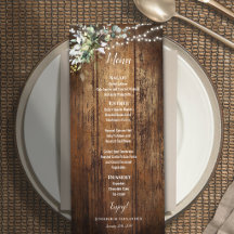 Rustieke Trouw Eucalyptus Menu
