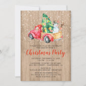 Rustieke Truck | Kerstfeest Kaart (Voorkant)