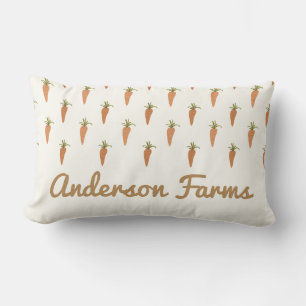 Rustieke Tuin Decor Wortel Boerderij Familienaam Kussen