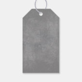 Rustieke tuin string lichten takken roze bruiloft cadeaulabel (Achterkant)