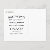 Rustieke Tuin Zonnebloemen Lichten Save the Date Aankondigingskaart (Achterkant)