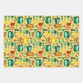 Rustieke Tuinier Tuinieren Tools Bloemen Inpakpapier Vel (Voorkant)